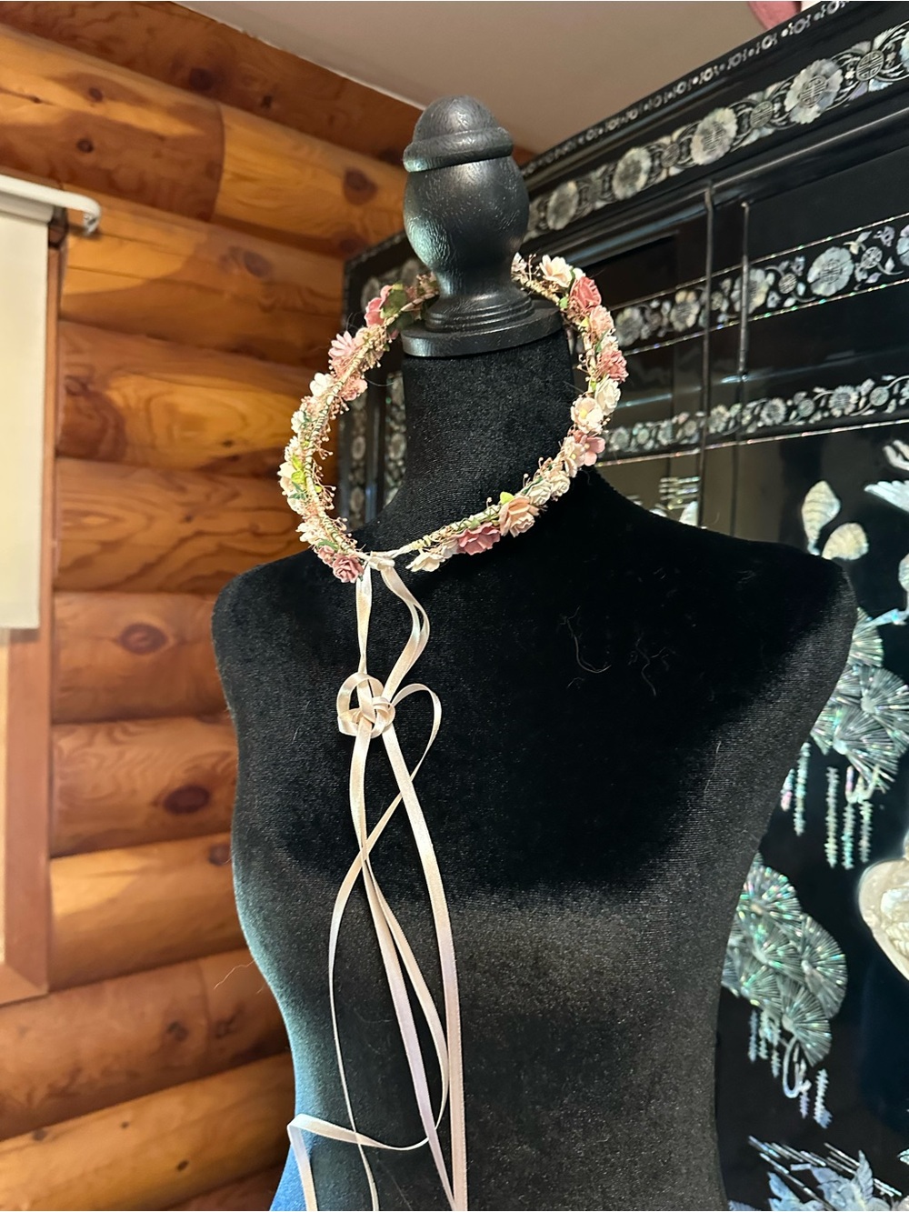 Bridal wreath, floral tiara